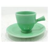 Vintage Fiesta demitasse cup & saucer,