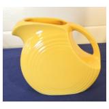 Vintage Fiesta disc juice pitcher, yellow