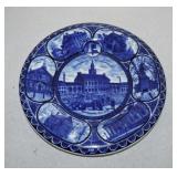 Staffordshire historical blue & white plate,