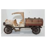 Cast iron tanker truck, 10"