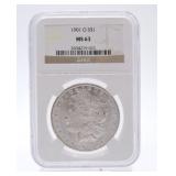 1901-O Morgan dollar NGC MS63