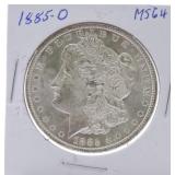 1885-O Morgan dollar MS64