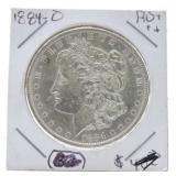 1884-O Morgan dollar AU