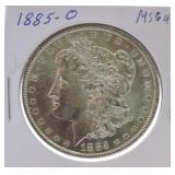 1885-O Morgan dollar MS64