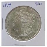 1879 Morgan dollar MS63