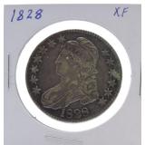 1828 Bust half XF