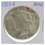 1923-S Peace dollar MS63