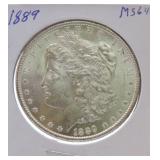 1889 Morgan dollar MS64