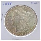 1898 Morgan dollar MS61