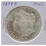 1879-S Morgan dollar MS63