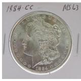 1884-CC Morgan dollar MS63