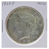 1925-S Peace dollar MS63