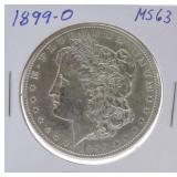 1899-O Morgan dollar MS63