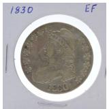 1830 Bust half EF