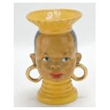 Shafford lady head vase 5"