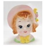 Nancy Pew Giftware lady head vase 6"