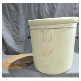 10 Gallon Crock, #10, With Lid