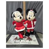 Mickey and Minnie stuffed