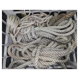 Rope assortment of sizes, lengths