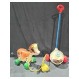 Fisher Price Corn Popper and Mooing Cow toys