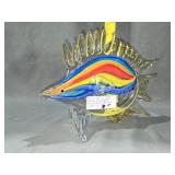 Venetian Style Glass Angle Fish