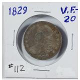 1829  Bust Half Dollar   VF-20