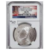 2015-P  March of Dimes Comm. Dollar   NGC MS-70