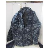 NAVY CAMO PARKA -- SM / LONG