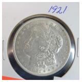 1921 MORGAN SILVER DOLLAR COIN