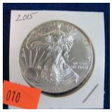 2015 SILVER EAGLE DOLLAR COIN .999