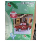 LIGHTED TRUCK OUTDOOR CHRISTMAS DECOR