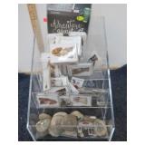 DOG KEY RINGS & ROCKS ON STORE DISPLAY