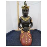 25" TALL KNEELING BUDDHA STATUE