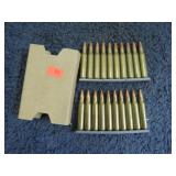 20-- 5.56 X 45 FMJ AMMO & STRIPPER CLIPS