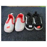 2 PAIR-- VANS BABY SHOES