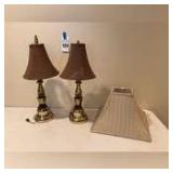 2 Table Lamps w/ Shade