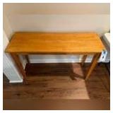 Wooden Foyer Table - 47" x 16" x 29"