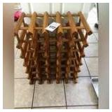 Wood Wine Rack  28"x22"x18"