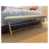 Cast Iron Covered Bench 48x11x18