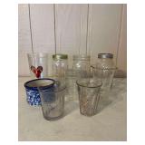 Assorted Glasses and Jars