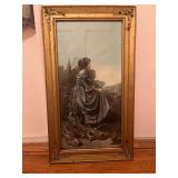 Vintage Framed Picture 13.5x23.5