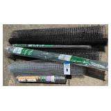 Garden Netting, and Fencing, stakes