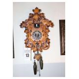 Cuckoo Walnut Wall Clock - Antique style with box