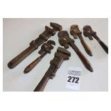 Vintage Iron Wrenches - 6 total