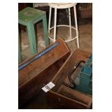 Wood Stool, Metal Stool, Wood Box, Wood carry tool Box etc.