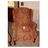 Cloth Covered Reclining Arm Chair    40"x30"x21"                                  **Matching Lot #2