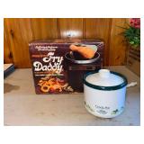 Vintage Crock-Pot and Presto Fry Daddy Deep Fryer