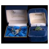 Sterling Silver Sapphire, Emerald Rings (2)