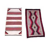 2 Nabaj Rugs w/ Saddle Bag