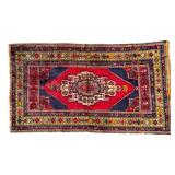 Hand-Made Vintage Turkish Rug